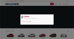 Desktop Screenshot of destaquefiat.com.br